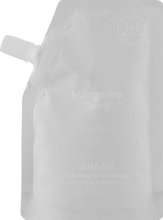 Антисептик для рук "Міцна Маргарита" - HAAN Hydrating Hand Sanitizer Margarita Spirit (змінний блок) — фото N1