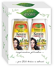 Духи, Парфюмерия, косметика Набор - Bione Cosmetics Keratin (shm/260ml + cond/260ml)