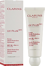 Зволожувальний захисний флюїд-екран для обличчя - Clarins UV Plus [5P] Anti-Pollution SPF 50 — фото N4