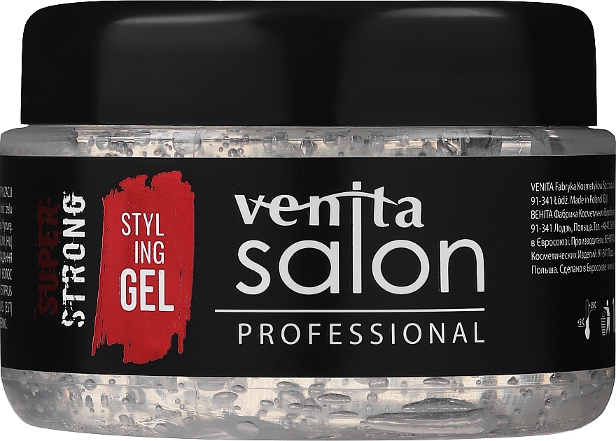 Гель для волосся - Venita Salon Professional Styling Gel Super & Mega Strong — фото N1
