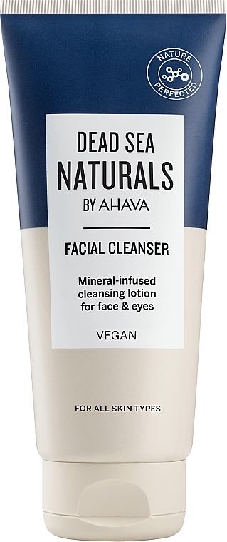 Мягкое ежедневное очищающее средство 3 в 1 для лица и глаз - Ahava Dead Sea Naturals Facial Cleanser — фото N1