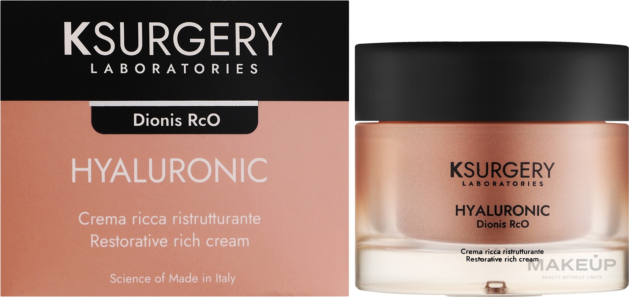 Насичений крем для обличчя - K-Surgery Hyaluronic Dionis Rco — фото 50ml