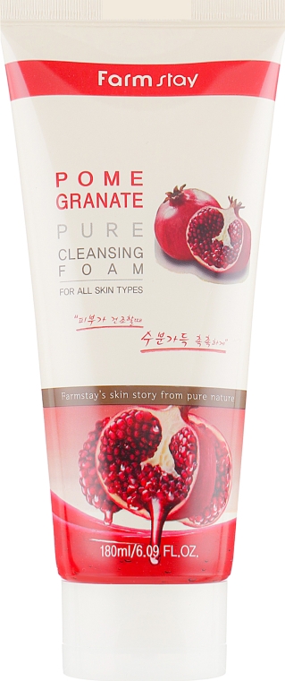 Гранатовая пенка для умывания - Farmstay Pomegranate Pure Cleansing Foam  — фото N2