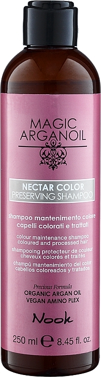 Шампунь для сохранения цвета - Nook Magic Arganoil Nectar Color Preserving Shampoo — фото N1