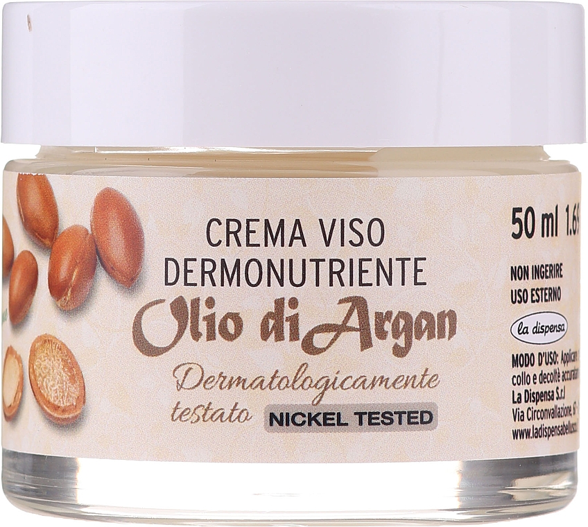 Крем для лица с аргановым маслом - Florinda Olio di Argan Face Cream — фото N2