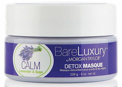 Маска для рук і ніг "Лаванда й шавлія" - Morgan Taylor Bare Luxury Calm Lavender & Sage Detox Masque — фото N1