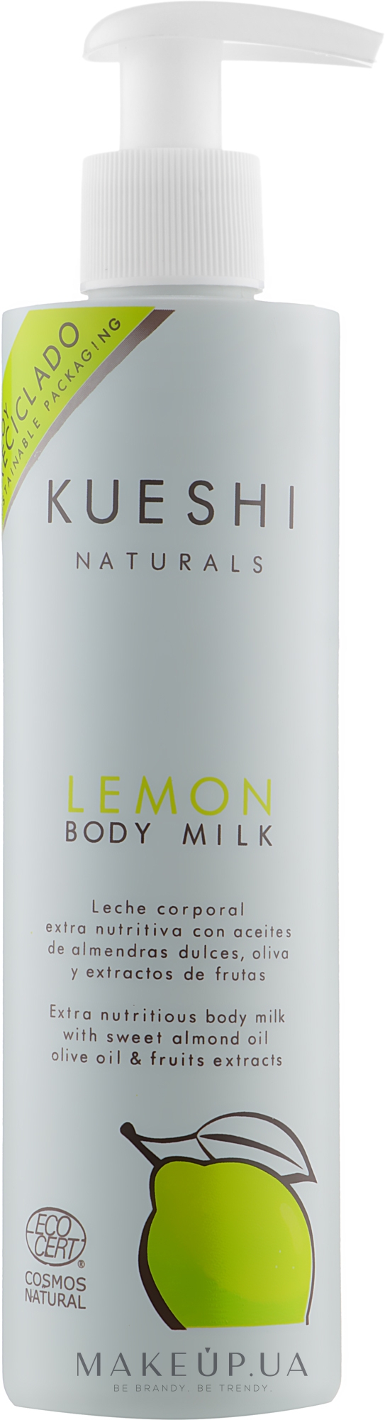 Молочко для тела "Лимон" - Kueshi Naturals Lemon Body Milk — фото 250ml
