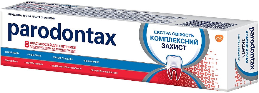 Зубная паста "Комплексная защита. Экстра свежесть" - Parodontax — фото N7