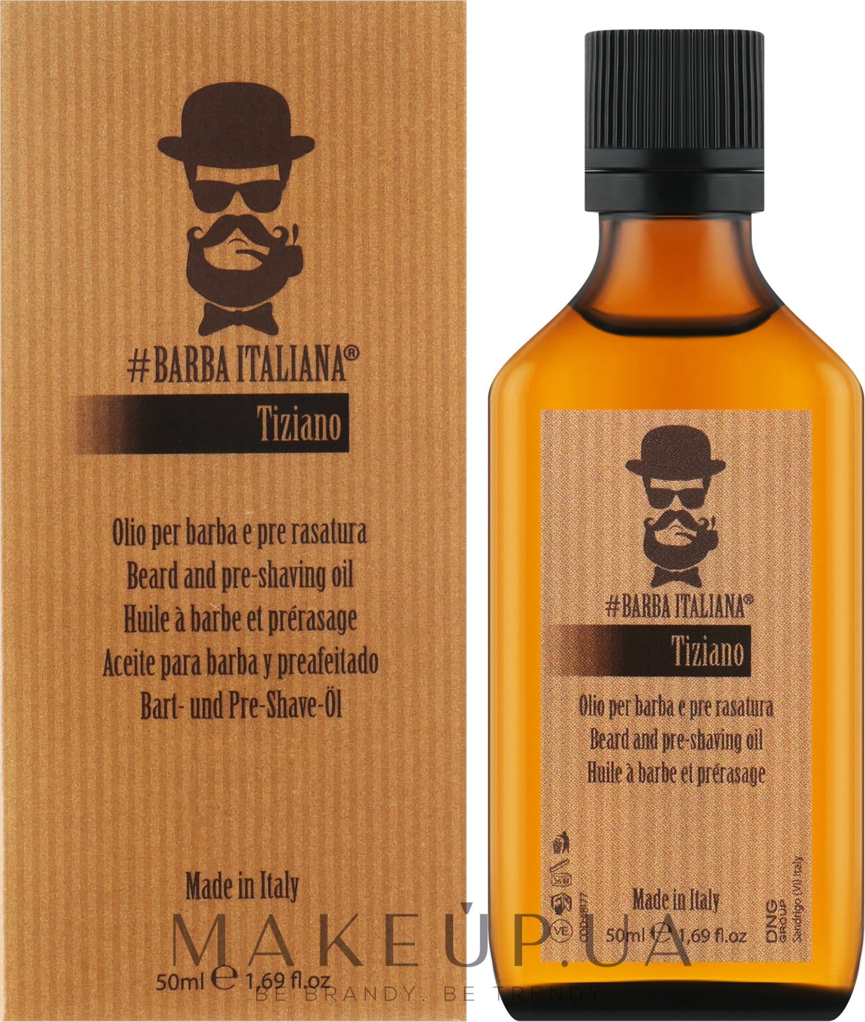 Олія для бороди - Barba Italiana Tiziano Beard Oil — фото 50ml