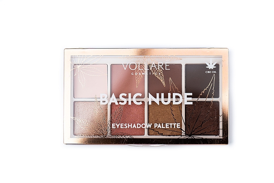Палетка теней для век - Vollare Basic Nude Eyeshadow Palette