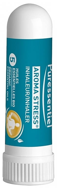 Інгалятор-антистрес з 5 ефірними оліями - Puressentiel Aroma Stress Inhaler With 5 Essential Oils — фото N1