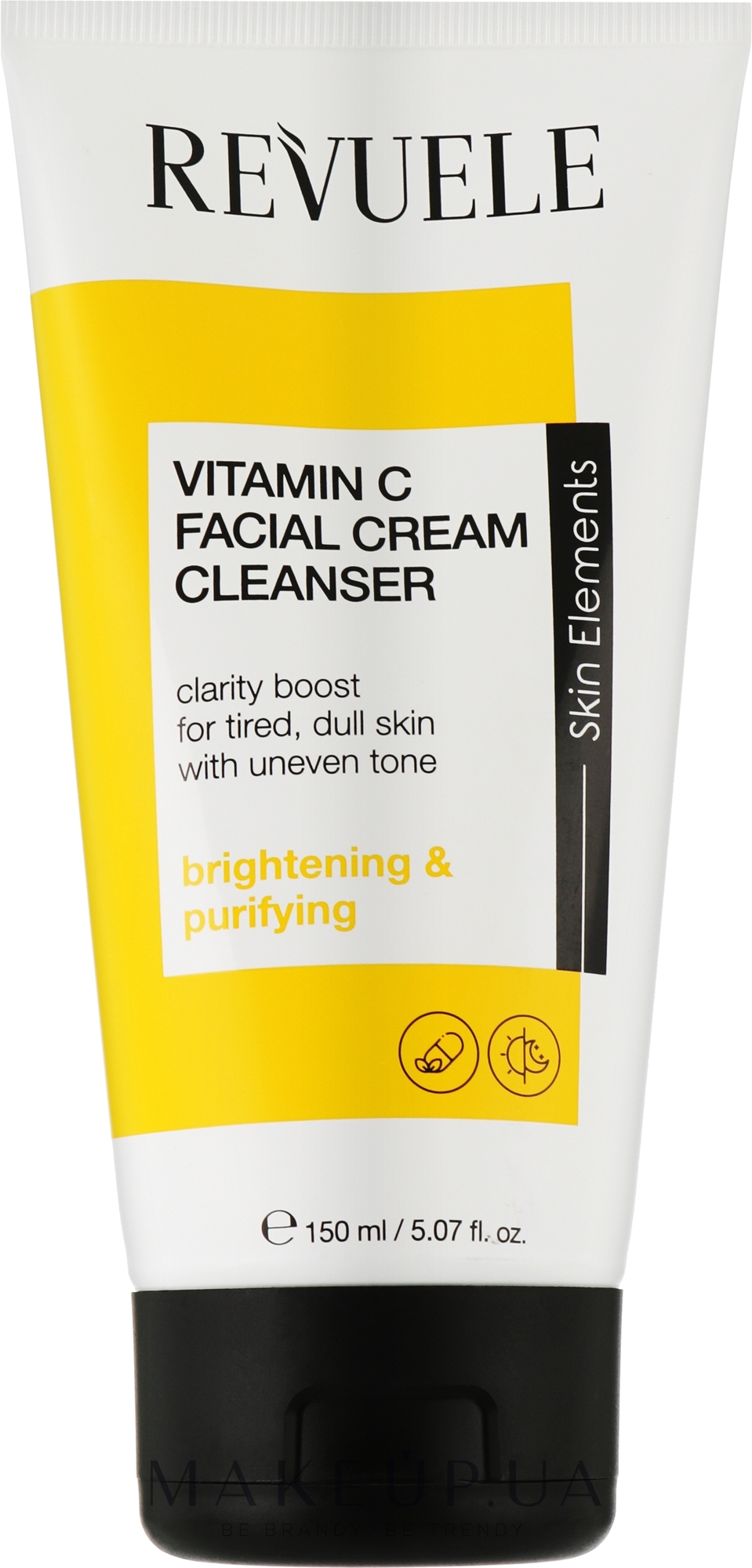 Крем для вмивання з вітаміном С - Revuele Vitamin C Facial Cream Cleanser — фото 150ml