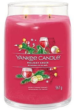 Ароматическая свеча в стакане "Holiday Cheer", 2 фитиля - Yankee Candle Singnature — фото N1