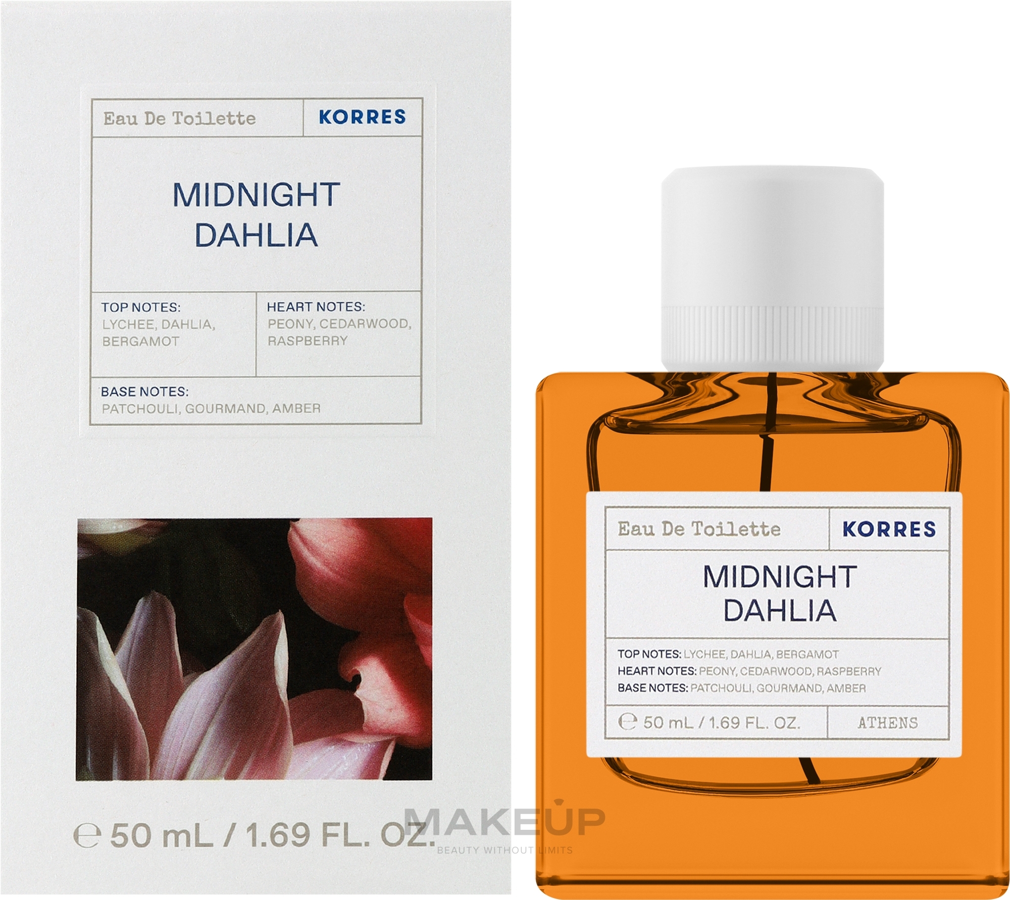 Korres Midnight Dahlia - Туалетная вода — фото 50ml