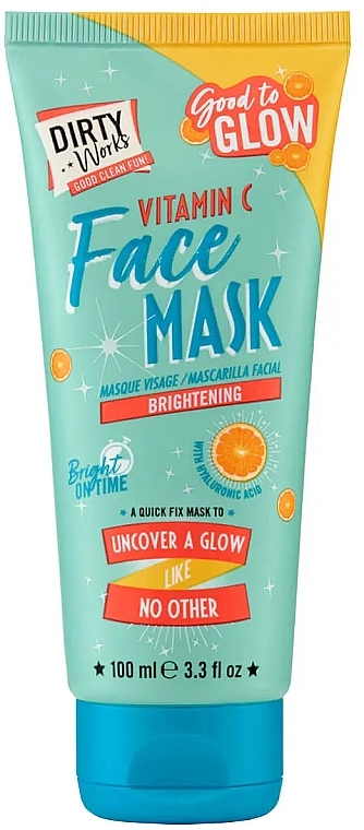 Маска для обличчя - Dirty Works Good To Glow Face Mask — фото N1