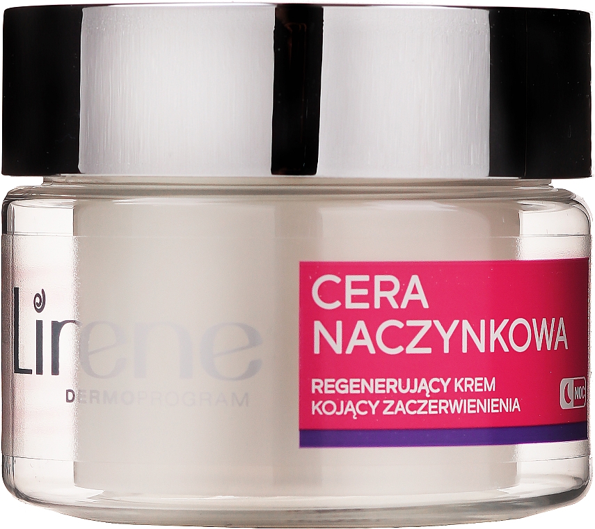 Відновлювальний нічний крем для обличчя - Lirene Redness Night Regenerating Cream — фото N1