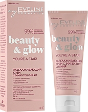 Осветляющий и разглаживающий крем для лица - Eveline Cosmetics Beauty & Glow You're a Star! Brightening & Smoothing Face Cream — фото N2
