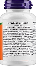 Природная добавка "Спирулина" 500 мг в капсулах - Now Foods Natural Spirulina Veg Capsules — фото N2