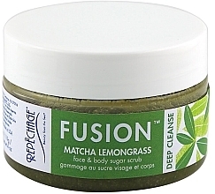 Парфумерія, косметика Цукровий скраб для обличчя та тіла "Матча лемонграс" - Repechage Fusion Matcha Lemongrass Face & Body Sugar Scrub