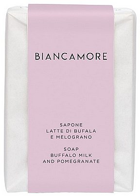 Мыло - Biancamore Soap Buffalo Milk And Pomegranate — фото N1