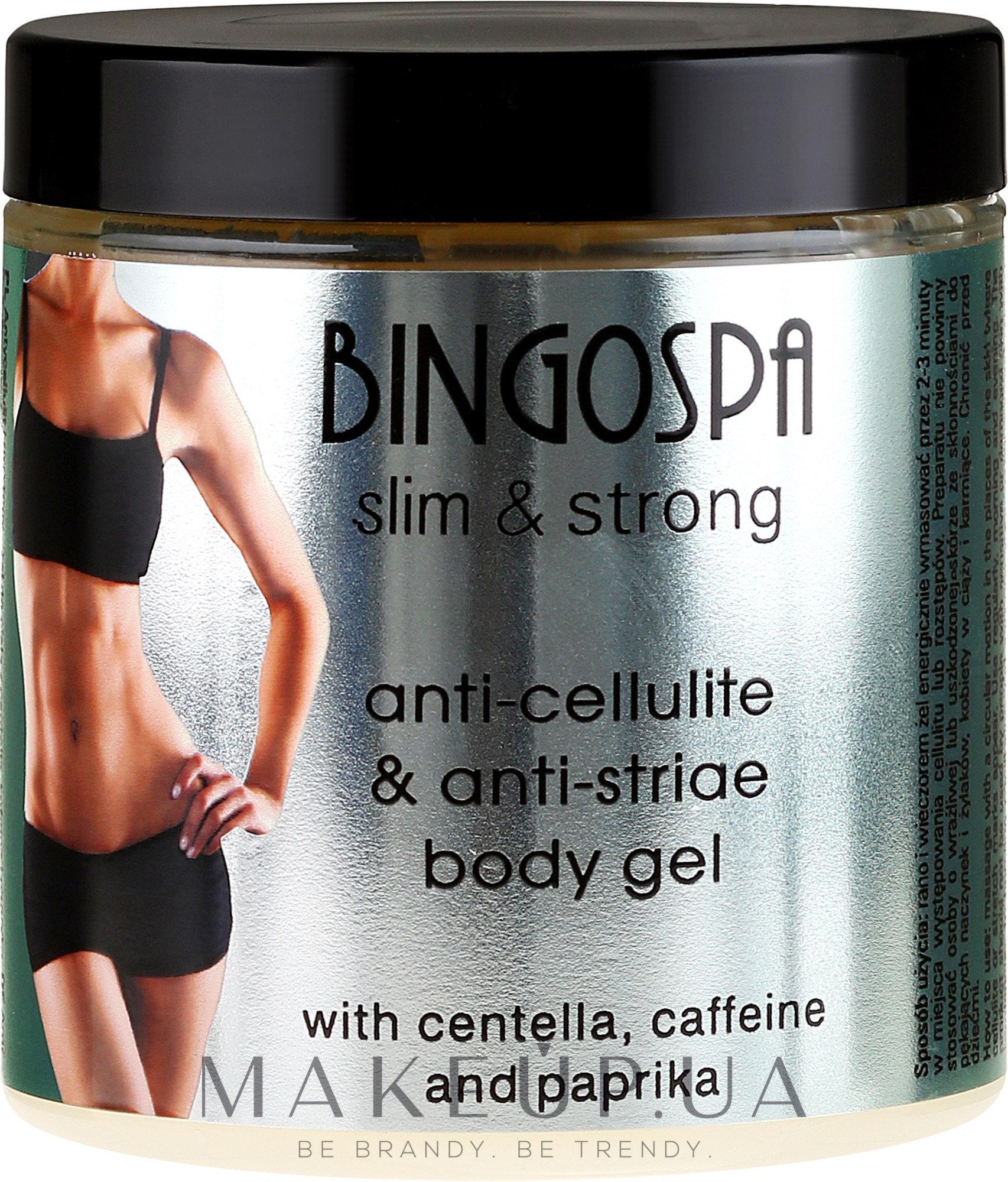 Антицеллюлитный гель для тела - BingoSpa Slim and Strong Anti Cellulite and Anti Stirae Body Gel — фото 250g