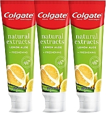 Освіжальна зубна паста - Colgate Natural Extracts Ultimate Fresh Clean Lemon & Aloe — фото N3