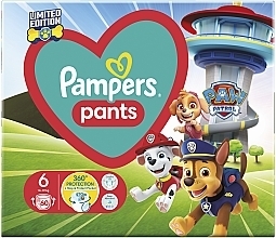 Подгузники-трусики, размер 6 (14-19 кг), 60 шт - Pampers Pants Paw Patrol — фото N2