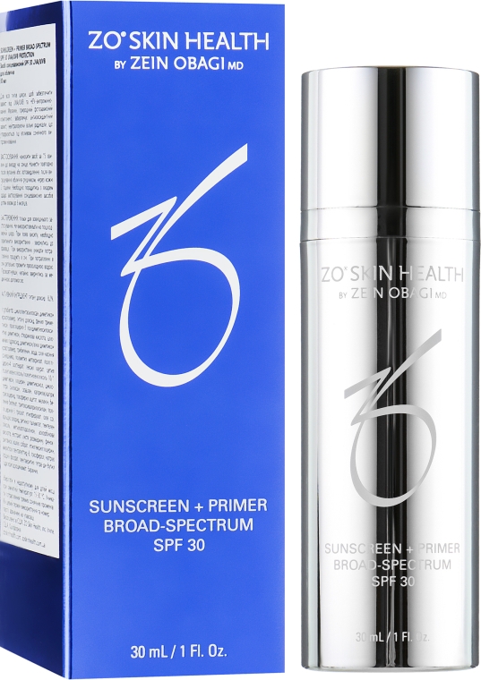 Солнцезащитное средство + Основа под макияж - Zein Obagi Zo Skin Health Oclipse Sunscreen + Primer Spf 30 — фото N1