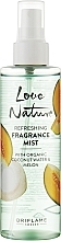 Парфумерія, косметика Спрей для тіла з ароматом кокоса та дині - Oriflame Love Nature Refreshing Fragrance Mist