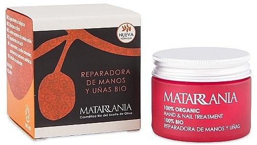 Крем для рук і нігтів - Matarrania 100% Organic Hand & Nail Treatment — фото N1