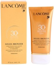 Парфумерія, косметика Сонцезахисний крем для обличчя SPF 30 - Lancome Soliel Bronzer Face Cream SPF 30