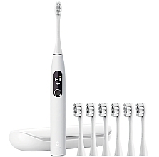 Розумна зубна щітка Oclean X Pro Elite Set Grey, 8 насадок, футляр - Oclean X Pro Elite Set Electric Toothbrush Grey — фото N2