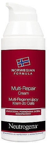 Мульти-восстанавливающий крем для тела - Neutrogena Norwegian Formula Multi-Repair Cream — фото N1