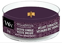 Духи, Парфюмерия, косметика Ароматическая свеча - WoodWick Velvet Tobacco Petite Candle