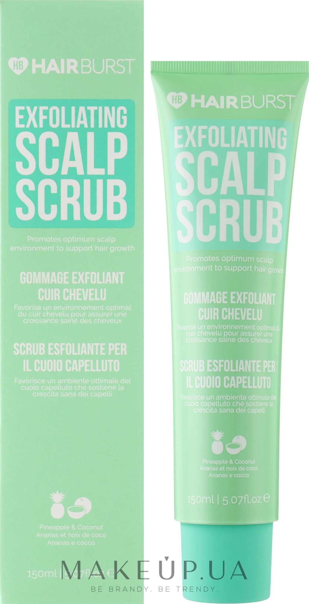 Скраб для шкіри голови - Hairburst Exfoliating Scalp Scrub — фото 150ml