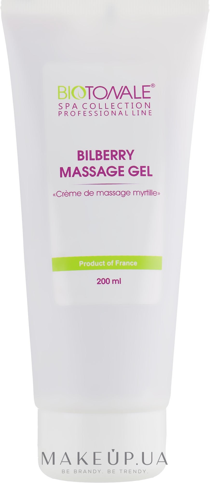 Крем-масло для масажу з чорницею - Biotonale Bilberry Massage Gel — фото 200ml
