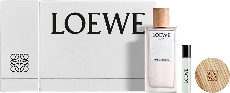 Loewe Agua de Loewe Mar de Coral - Набір (edt/100ml + edt/10ml + solid/perf) — фото N1