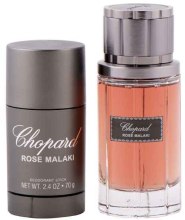 Парфумерія, косметика Chopard Rose Malaki - Набір (edp/80ml + deo/stick/75ml + pouch)