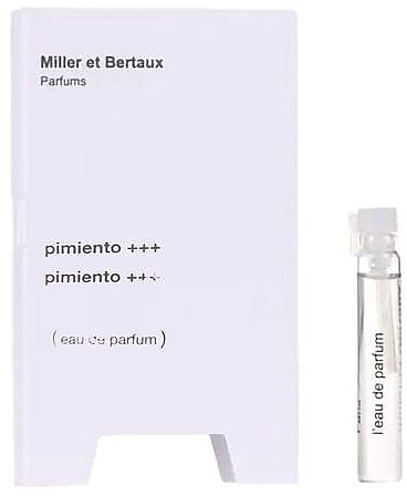 Miller et Bertaux Pimiento +++ - Парфюмированная вода (пробник) — фото N1
