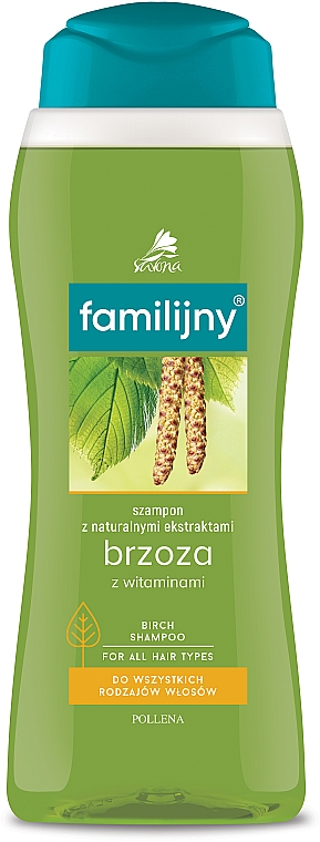 Шампунь для всіх типів волосся - Pollena Savona Familijny Birch & Vitamins Shampoo — фото N2