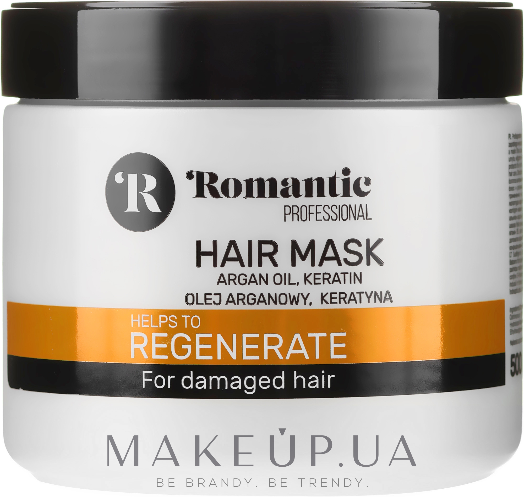 Маска для пошкодженого волосся - Romantic Professional Helps to Regenerate Hair Mask — фото 500ml