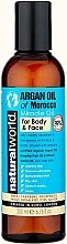 Парфумерія, косметика Олія арганова для обличчя й тіла - Natural World Argan Oil of Morocco Miracle Oil for Body & Face