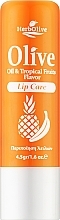 Парфумерія, косметика Бальзам для губ з тропічними фруктами - Madis HerbOlive Lip Care