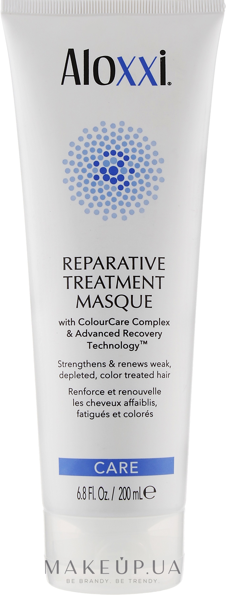 Відновлювальна маска для волосся - Aloxxi Reparative Treatment Masque — фото 200ml