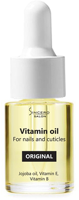 Вітамінна олія для нігтів "Оригінал" - Sincero Salon Vitamin Nail Oil Original — фото N1