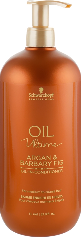 Кондиционер для нормальных и жёстких волос с маслом арганы и берберийской фиги - Schwarzkopf Professional Oil Ultime Oil In Conditioner — фото N3