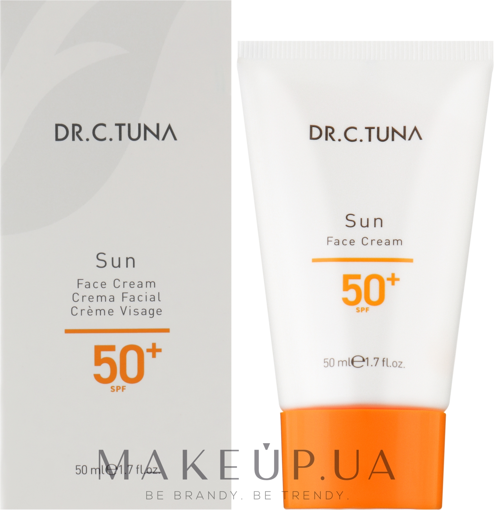 Солнцезащитный крем для лица - Farmasi Dr. Tuna Sun Face Cream SPF50+ — фото 50ml