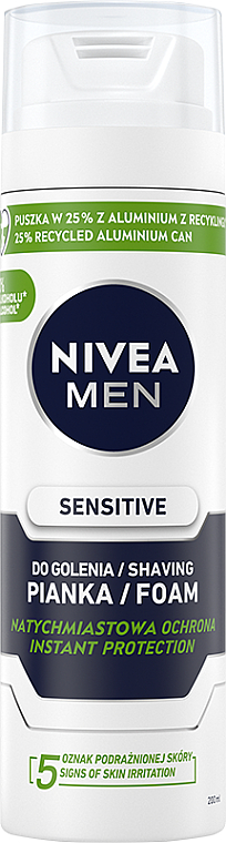 Набор - NIVEA MEN Sensitive Elegance (foam/200ml + af/sh/balm/100ml + deo/50ml + cr/75ml + bag) — фото N6