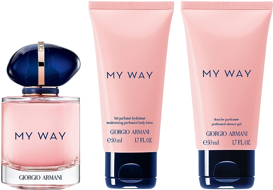 Giorgio Armani My Way - Набор (edp/50ml + b/lot/50ml + sh/gel/50ml) — фото N2