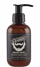 Парфумерія, косметика Гель-шампунь для бороди та вусів - B.Barber Beard Wash With Pump